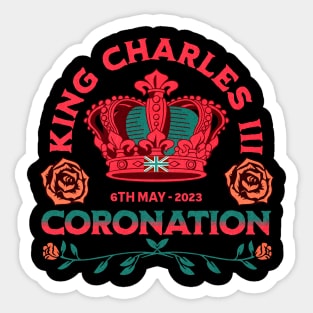 King Charles Coronation Sticker